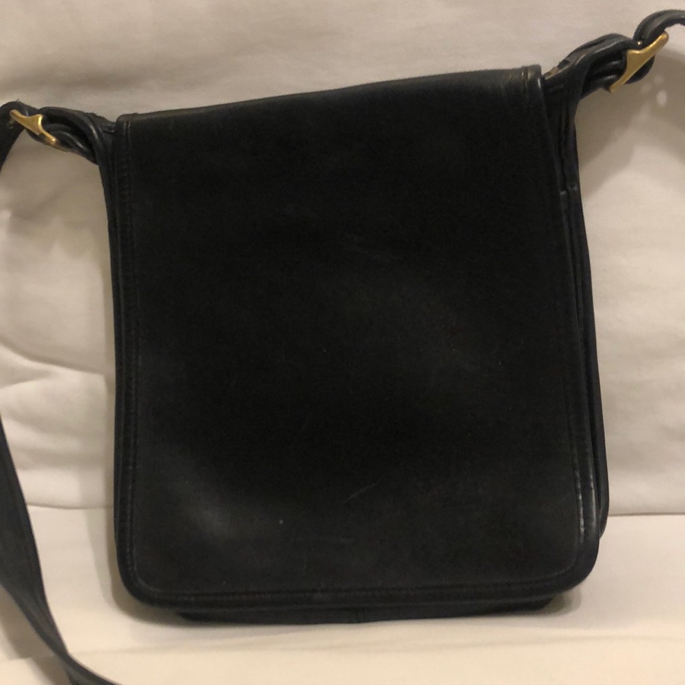COACH real leather crossbody bag